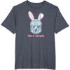 imageStar Wars The Mandalorian Easter Bunny Ears This is the Way TShirtHeather Blue