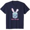imageStar Wars The Mandalorian Easter Bunny Ears This is the Way TShirtNavy Blue