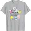 imageStar Wars Easter Group Shot Galeggsy Egg Pun TShirtHeather Grey