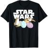 imageStar Wars The Last Jedi Easter Egg Porgs TShirtBlack