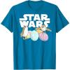 imageStar Wars The Last Jedi Easter Egg Porgs TShirtSapphire Blue