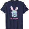 imageStar Wars The Mandalorian Easter Bunny Ears This is the Way TShirtNavy Blue