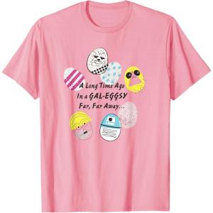 imageStar Wars Easter Group Shot Galeggsy Egg Pun TShirtPink