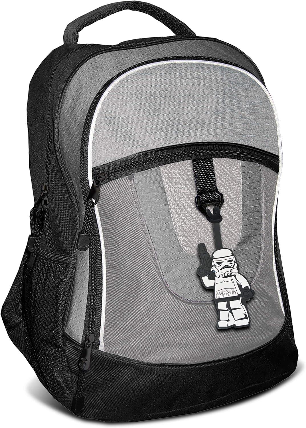 imageLEGO Star Wars Silicone Luggage Tag for Travel Suitcase Backpack  Stormtrooper 52235 Writable Surface on Back for ID Identification