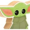 imageDisney Star Wars Baby Yoda Shelf Sitter Decor  Chunky Wood Block Cutout for Kids Bedroom Play Room or OfficeGreen
