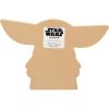 imageDisney Star Wars Baby Yoda Shelf Sitter Decor  Chunky Wood Block Cutout for Kids Bedroom Play Room or OfficeGreen