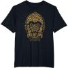 imageNEW Star Wars St Patricks Day Clover Fill Droid C3PO TShirtBlack