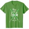 imageNEW Star Wars St Patricks Sabers May the Luck be with You TShirtGrass Green