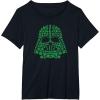 imageStar Wars Darth Vader Green Shamrocks St Patricks Day TShirtBlack