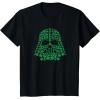 imageStar Wars Darth Vader Green Shamrocks St Patricks Day TShirtBlack