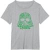 imageStar Wars Darth Vader Green Shamrocks St Patricks Day TShirtHeather Grey