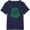 imageStar Wars Darth Vader Green Shamrocks St Patricks Day TShirtNavy Blue