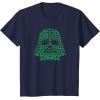 imageStar Wars Darth Vader Green Shamrocks St Patricks Day TShirtNavy Blue