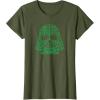 imageStar Wars Darth Vader Green Shamrocks St Patricks Day TShirtOlive Green