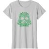 imageStar Wars Darth Vader Green Shamrocks St Patricks Day TShirtSilver Grey