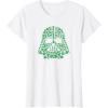 imageStar Wars Darth Vader Green Shamrocks St Patricks Day TShirtWhite