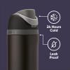 imageStar Wars FreeSip Insulated Stainless Steel Water Bottle with Straw for Sports and Travel BPAFree Sports Water Bottle 24 oz Boba FestBlack Panther