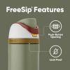 imageStar Wars FreeSip Insulated Stainless Steel Water Bottle with Straw for Sports and Travel BPAFree Sports Water Bottle 24 oz Boba FestBoba Fett