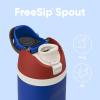 imageStar Wars FreeSip Insulated Stainless Steel Water Bottle with Straw for Sports and Travel BPAFree Sports Water Bottle 24 oz Boba FestCaptain America