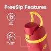imageStar Wars FreeSip Insulated Stainless Steel Water Bottle with Straw for Sports and Travel BPAFree Sports Water Bottle 24 oz Boba FestGryffindor