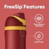 imageStar Wars FreeSip Insulated Stainless Steel Water Bottle with Straw for Sports and Travel BPAFree Sports Water Bottle 24 oz Boba FestGryffindor