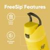 imageStar Wars FreeSip Insulated Stainless Steel Water Bottle with Straw for Sports and Travel BPAFree Sports Water Bottle 24 oz Boba FestHufflepuff