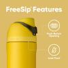 imageStar Wars FreeSip Insulated Stainless Steel Water Bottle with Straw for Sports and Travel BPAFree Sports Water Bottle 24 oz Boba FestHufflepuff