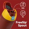 imageStar Wars FreeSip Insulated Stainless Steel Water Bottle with Straw for Sports and Travel BPAFree Sports Water Bottle 24 oz Boba FestIron Man