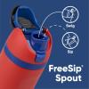 imageStar Wars FreeSip Insulated Stainless Steel Water Bottle with Straw for Sports and Travel BPAFree Sports Water Bottle 24 oz Boba FestSpiderman