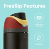 imageStar Wars FreeSip Insulated Stainless Steel Water Bottle with Straw for Sports and Travel BPAFree Sports Water Bottle 24 oz Boba FestThor