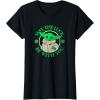 imageStar Wars St Patricks Day Grogu May The Luck Be With You TShirtBlack