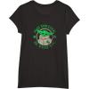 imageStar Wars St Patricks Day Grogu May The Luck Be With You TShirtBlack