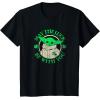 imageStar Wars St Patricks Day Grogu May The Luck Be With You TShirtBlack