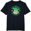 imageStar Wars St Patricks Day Grogu May The Luck Be With You TShirtBlack