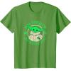 imageStar Wars St Patricks Day Grogu May The Luck Be With You TShirtGrass Green