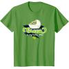 imageStar Wars The Mandalorian St Patricks Day Lucky Grogu TShirtGrass Green