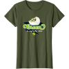 imageStar Wars The Mandalorian St Patricks Day Lucky Grogu TShirtOlive Green