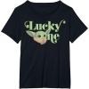 imageStar Wars The Mandalorian St Patricks The Child Lucky One TShirtBlack