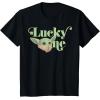 imageStar Wars The Mandalorian St Patricks The Child Lucky One TShirtBlack