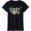 imageStar Wars The Mandalorian St Patricks The Child Lucky One TShirtBlack