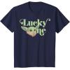 imageStar Wars The Mandalorian St Patricks The Child Lucky One TShirtNavy Blue