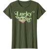 imageStar Wars The Mandalorian St Patricks The Child Lucky One TShirtOlive Green