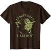 imageStar Wars Yoda Leprechaun I Am Not St Patricks Day TShirtBrown