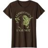 imageStar Wars Yoda Leprechaun I Am Not St Patricks Day TShirtBrown