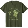 imageStar Wars Yoda Leprechaun I Am Not St Patricks Day TShirtOlive Green
