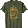 imageNEW Star Wars St Patricks Day Clover Fill Droid C3PO TShirtOlive Green