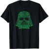 imageStar Wars Darth Vader Green Shamrocks St Patricks Day TShirtBlack