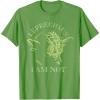 imageStar Wars Yoda Leprechaun I Am Not St Patricks Day TShirtGrass Green