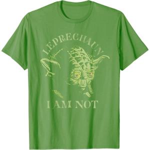 imageStar Wars Yoda Leprechaun I Am Not St Patricks Day TShirtGrass Green