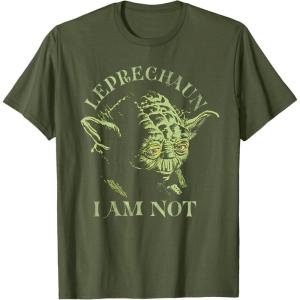 imageStar Wars Yoda Leprechaun I Am Not St Patricks Day TShirtOlive Green